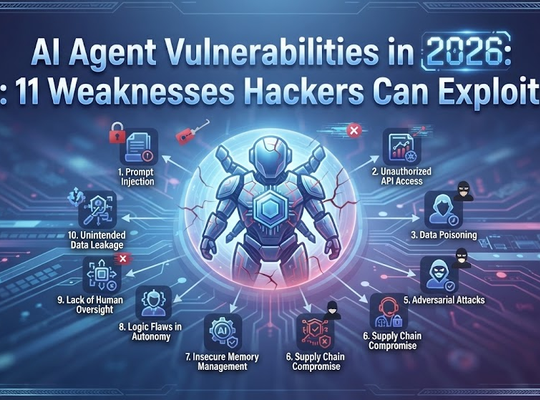AI Agent Vulnerabilities in 2026: 11 Weaknesses Hackers Can Exploit