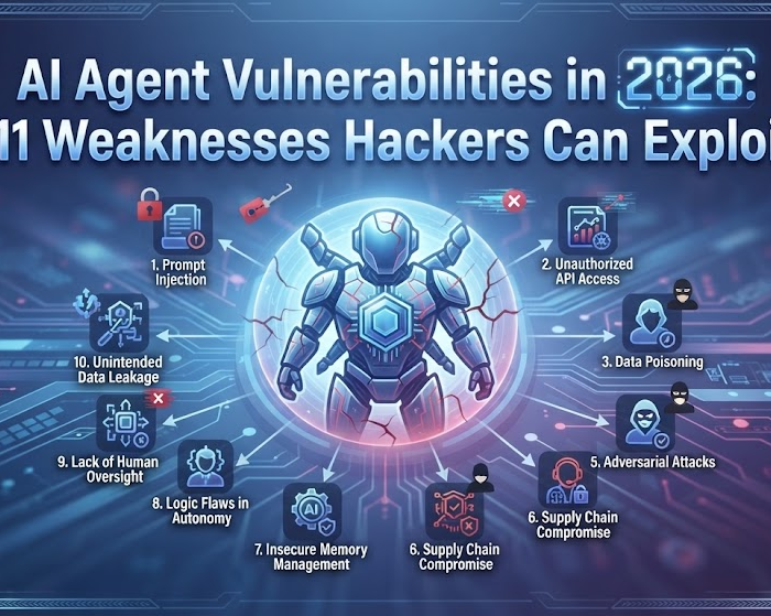 AI Agent Vulnerabilities in 2026: 11 Weaknesses Hackers Can Exploit