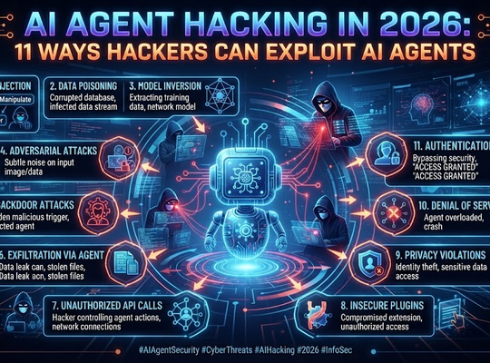 AI Agent Hacking in 2026: 11 Ways Hackers Can Exploit AI Agents