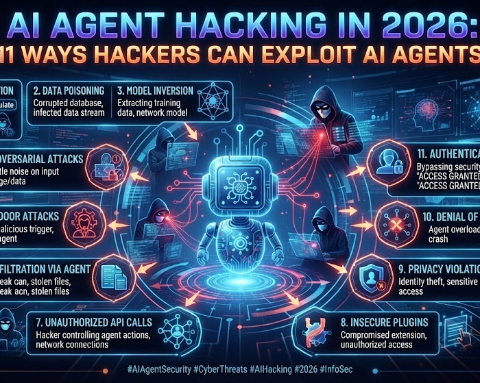 AI Agent Hacking in 2026: 11 Ways Hackers Can Exploit AI Agents
