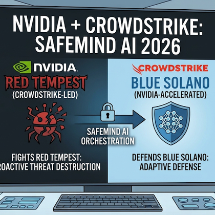NVIDIA and CrowdStrike Launch SafeMind AI: How Red Tempest and Blue Solano Fight Autonomous Cyberattacks 2026