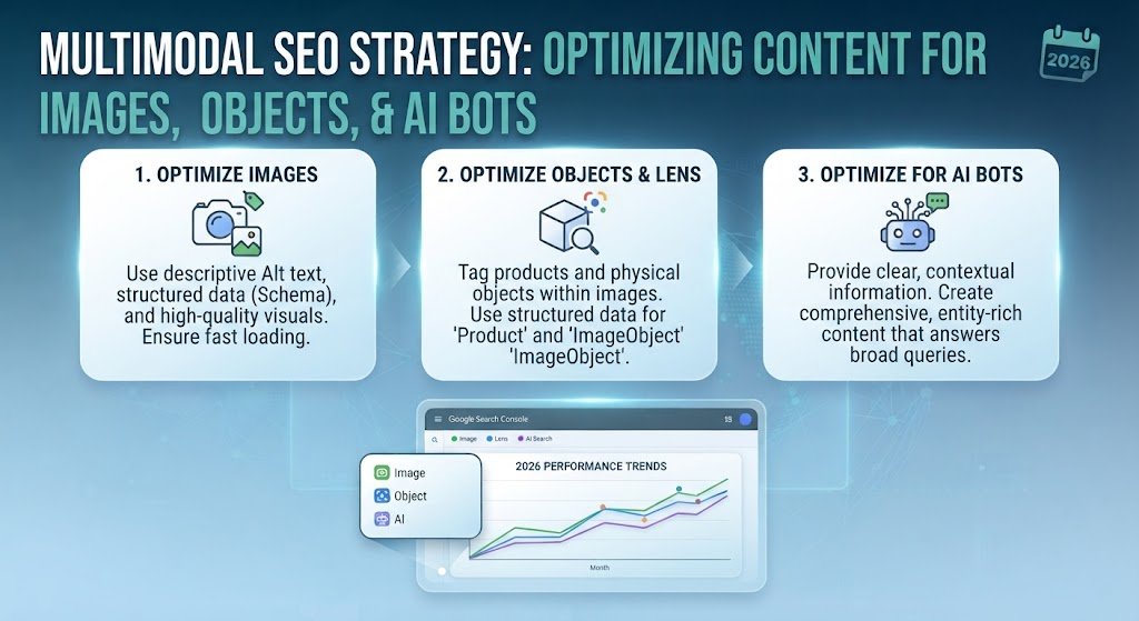 Multimodal SEO Strategy: Optimizing Content for Images, Objects, and AI Bots
